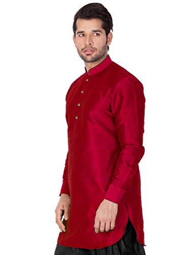 Image of VM Men's Silk Blend Ethnic Shirt