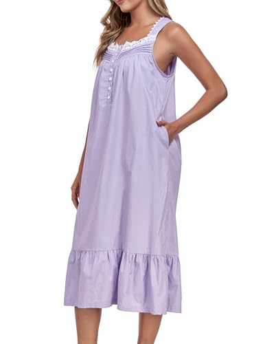 Image of Viakeo 100% Cotton Nightgown for Women