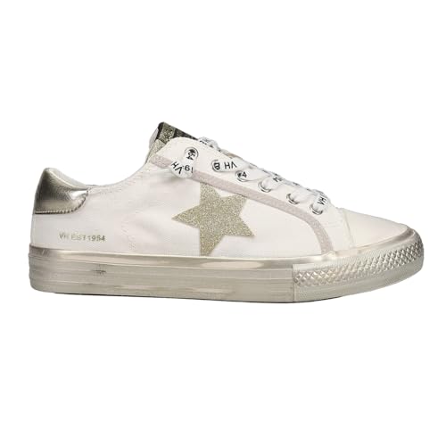 VINTAGE HAVANA Womens Alive Metallic Glitter Slip On Sneakers Shoes...