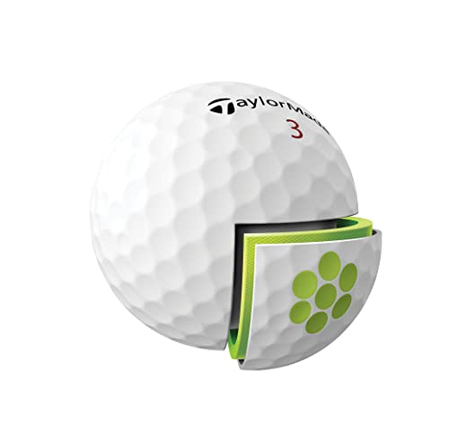 TaylorMade-Unisexs-Tour-Response-Pelota-de-Golf-Color-Blanco-Talla-unica