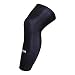 VIPER Compression Knee Sleeve Leg Support (Full Length) - TruCore 3-Layer Wicking, Non Slip Inner Bands - Basketball, Running, Weight Lifting, Crossfit, Arthritis (SINGLE) (Black, Medium)
