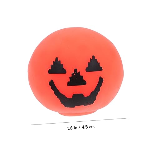 Didiseaon 12Pçs Brinquedos De Decoração De Abóbora De Halloween Adereço Elástico De Abóbora Para Fes