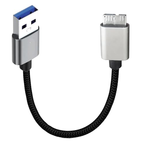 Cable de datos USB 3.0 Micro B de 0.29 m miniatura 5