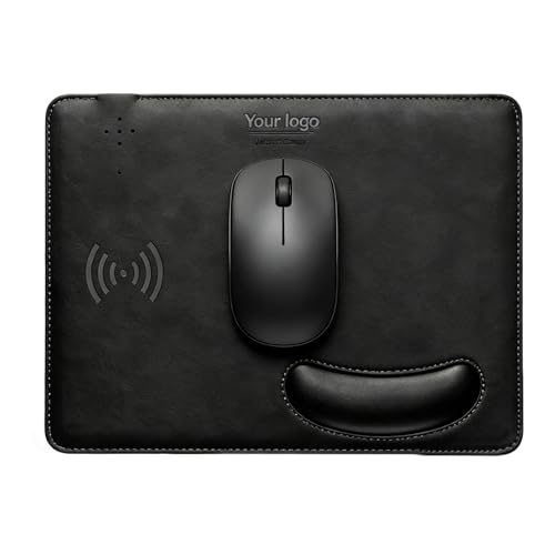 Tapis de souris chargeur sans fil pour bureau et espace informatique PC