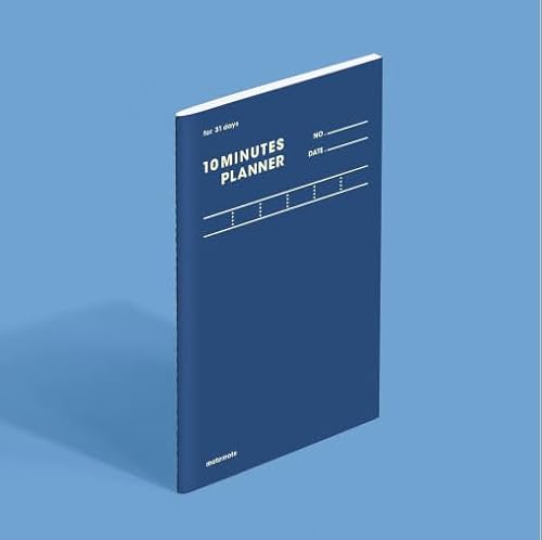motemote 10-Minute Planner 31 DAYS – Undated Daily Planner with