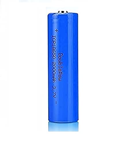 Batería De Litio Recargable con Capacidad Total 3.7V 2000 MAh ICR Capacidad Total, Larga Duración, Batería Recargable con Cabeza Puntiaguda para Linterna LED,4 Piezas