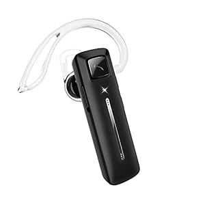 Marnana Bluetooth Headset with Voice Command Control, Bluetooth Earpiece w/Noise Cancelling Mic & 13 Hrs Playtime, V5.0…