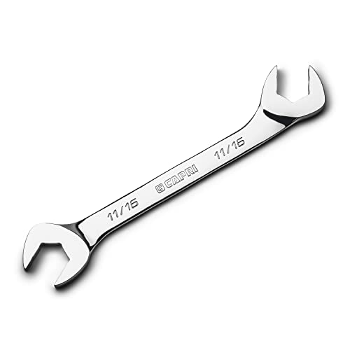 Image of Capri Tools 11 /16 in. Angle Open End Wrench, 30 and 60 angles, SAE