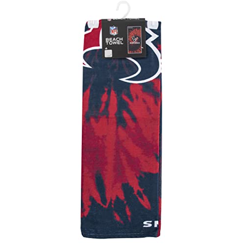 Image of Northwest NFL Houston Texans Unisex-Adult Beach Towel, 30 inch x 60 inch, Psychedelic