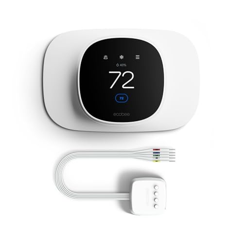 Image of ecobee Smart Thermostat Essential, Trim Kit, Power Extender Kit