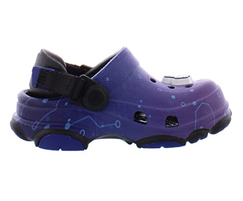 Crocs All Terrain Clog Baby Boys Shoes Size 4, Color: Black/Blue #TOP2