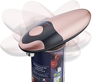 Electric Can Opener Automatic Cordless Tin Opener for Arthritic Hands by Cooks Professional (Copper and Black)