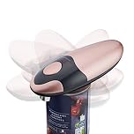 Cooks Professional Electric Can Opener | Automatic Cordless Tin Opener for Arthritic & Arthritis Hands | Hands Free Operation Can Openers | One Touch Design (Copper & Black)