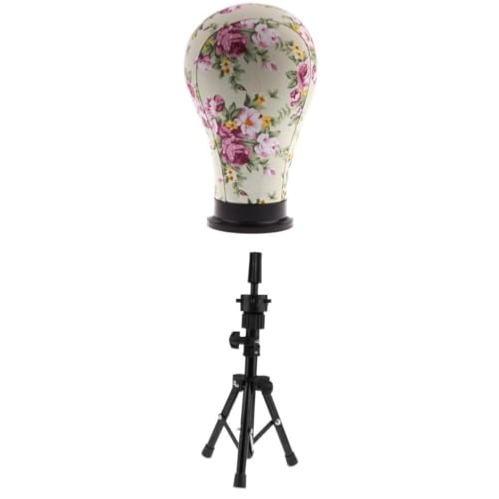 23'' Adjustable Wig Making Canvas Block Mannequin Head