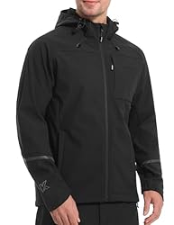 KUTOOK softshell chaqueta outdoor cortaviento de t...: 【5 Bolsillos】:La chaqueta tiene dos bolsillos a cada lado de la cintura y otro en el pecho. Cada bolsillo tiene una cremallera lisa de alta calidad para un mejor almacenamiento. 【Resistente al viento】:El tejido exterior de la chaqueta es un tejido re...