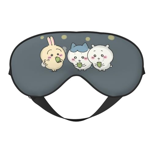 アイマスク ちいかわ 睡眠アイマスク 目隠し 睡眠用 安眠グッズ 遮光 かわいい 軽量 柔軟 肌にやさしい 通気性 長さ調節可 繰り返し使える 洗濯可能 昼寝/仮眠/旅行に最適 男女兼用 プレゼント