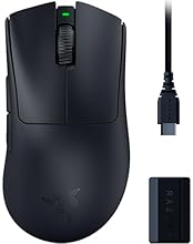 Razer DeathAdder V3 Pro HyperPolling Wireless-Adapter - Ultra-lightweight Wireless Ergonomic Esports Mous (63 g, Focus Pro …