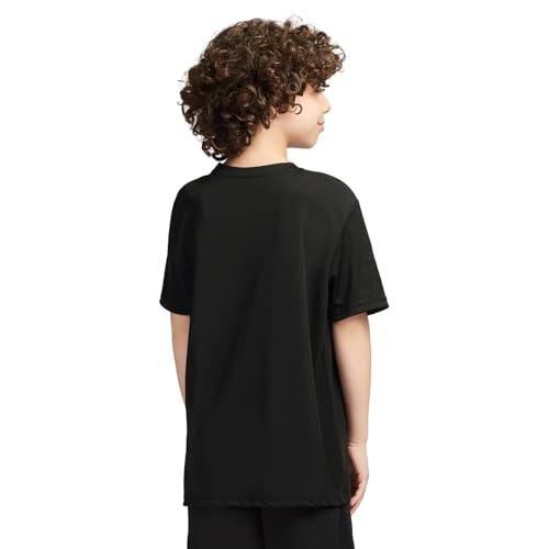 Boys' Lifestyle Short Sleeve Top, Loose-Fit Shirt with Logo, Comfortable, All-Day Wear4