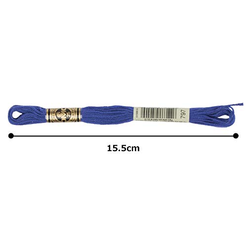 Image of DMC 6-Strand Embroidery Cotton Floss, Royal Blue
