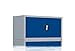 Produktbild Flügeltürenschrank Stahl Aufsatzschrank Büro Lagerschrank Aktenschrank Blau 531121 Maße: 400 x 920 x 420 mm kompl. montiert und verschweißt