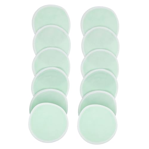 Veemoon 12 piezas Almohadillas de de Bambú para Desmaquillar Reutilizables Suaves y Ecológicas Removedor de Maquillaje Facial Toallitas Lavables para Cuidado