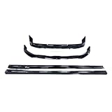 RTYLOPVM Gloss Black Front Rear Lip Compatible for ZEEKR 7X 2024+ Modified Surround Accessories