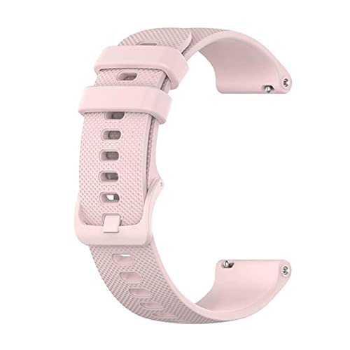 Bracelet de sport en silicone 20mm 22mm compatible Garmin Venu 2S SQ Vivoactive 4 rose doré