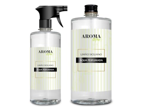 Água Perfumada Aromatizador Para Lençois Roupas E Tecidos LIMÃO SICILIANO 500+1