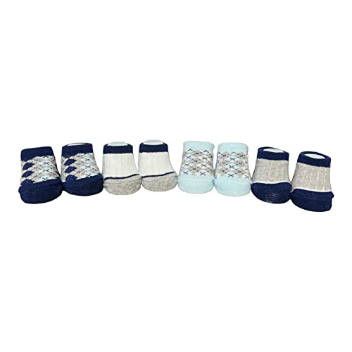 Infant Boy's 4-Pair Booties XS Shoe Size 1-2