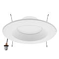 Maxxima 5 in. & 6 in. 5 CCT Retrofit Recessed LED Downlight - 1300 Lumens, E-26 Quick Connect, Dimmable, Color Selectable 2700K-5000K (2700K/3000K/3500K/4000K/5000K), for Living Rooms and Kitchens