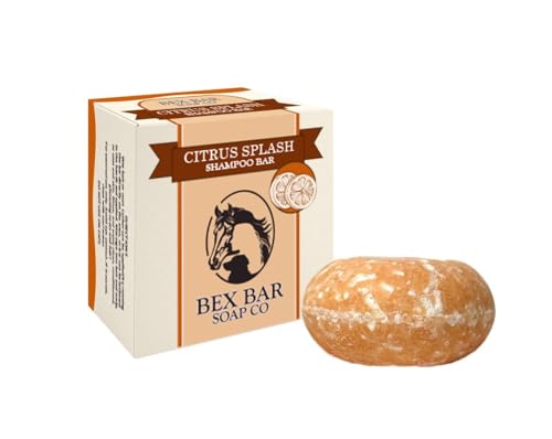 Kensington Protective Products BEX BAR Shampoo Bar with Rice Water Protein and Vit B5, 1 Pack - Citrus Splash 3oz