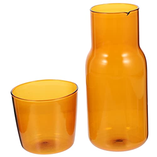 CIYODO Enfriador de Vidrio Cerveza Lata Vasos Cerveza garrafa jarras de Cerveza Jarra dispensadora de Agua térmico Conveniente Botella de Vidrio Botella de Vidrio de Escritorio de Noche