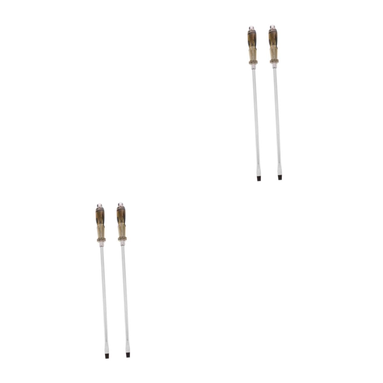 Mikikit 2 Set Cacciavite Utensili Cacciaviti A Cricchetto Kit Avvitatore Elettrico Kit Di Strumenti Strumento Di Riparazione Domestica Acciaio Cromo Vanadio Silver 2 Pezzi * 2
