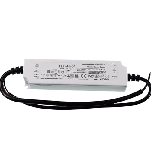 Alimentation LED 40W LPF-40 courant constant transformateur 54V pour éclairage résidentiel