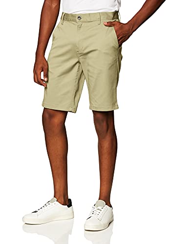 RVCA mens The Weekend Stretch Chino Flat Front Shorts, Khaki, 31 US
