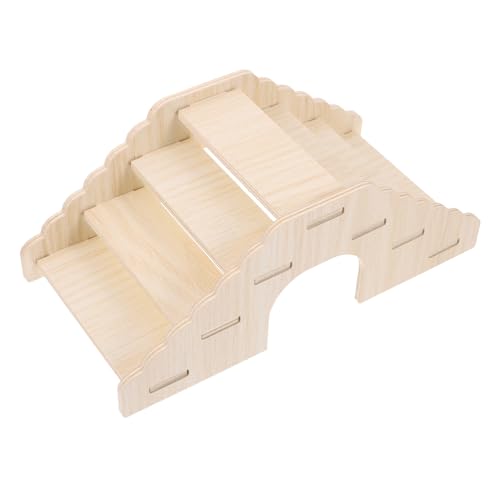 UKCOCO Échelle Escalade pour Hamster Jouet Bois pour Petite Cage Escalier pour Cage à Rongeurs Accessoires pour Animaux de Compagnie