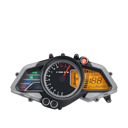 オートバイの走行距離計タコメーター オートバイ 12000RPM 走行距離計タコオイルゲージ水温計モーターダッシュボードバジャージ 200NS