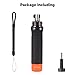 AKASO Waterproof Floating Hand Grip Action Camera Accessories for Gopro Hero 13/12/11/10/ 9/Max/DJI Osmo Action EK7000/Brave 4/Brave 7 LE/Brave 7 Action Camera Handle Mountfor Water Sports