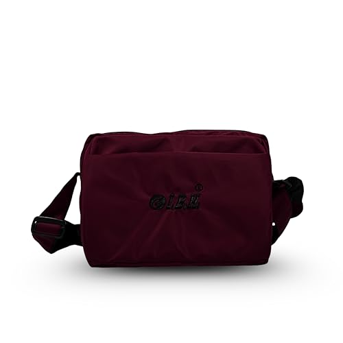 Image of I. B. H IBH Stylish Sling Bag for Men & Women CrossBody small Passport Travel side massanger one strap shoulder bag With Antitheft pocket also Waterproof Durable Adjustable