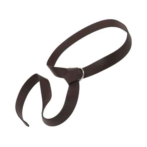 Halloween Viking Belt Durable PU Ring Belt for Men Women Medieval Renaissance Cosplay Accessories for Costume Parties Historical Events