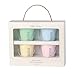 Seaux De Tasse Eddingtons D'Oeuf - Set De 4 Couleurs Pastel