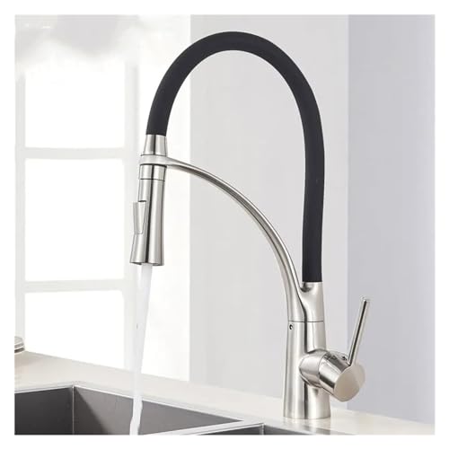 Robinet d'évier d'eau chaude et froide monobloc pour simplifier la vaisselle familiale