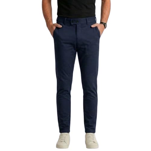 Image of Men's Formal Trousers | Premium Lycra Stretch Pants | Standard Fit | Comfortable Office, Business & Casual Wear | Stylish Men's Bottom Wear