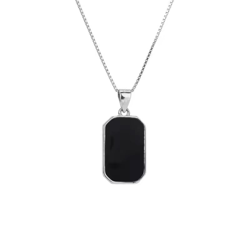 See full amazon price history chart for INSTAZONE Alloy Dog Tag Necklace Black Pendan | 2mm Width Box Chain, 24 inch Length | Fashion Jewelry for Men and Women (Black) INSTAZONE Alloy Dog Tag Necklace Black Pendan | 2mm Width Box Chain, 24 inch Length | Fashion Jewelry for Men and Women (Black) (B0DFMSLKRX) Amazon Price History, Amazon Price Tracker