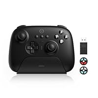 8BitDo Ultimate Bluetooth e Controller 2.4g con Dock di Ricarica 22 Ore di Gioco, Controller per...