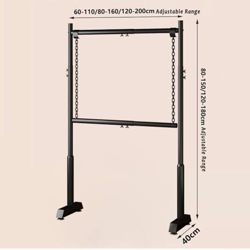 Plus de manque de place avec ce portant à vêtements robuste double - 8
