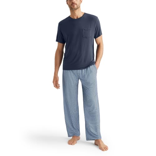 Image of Tommy John Men's Second Skin Pajama Pants - Comfortable Soft Sleep & Lounge Bottoms for Men
