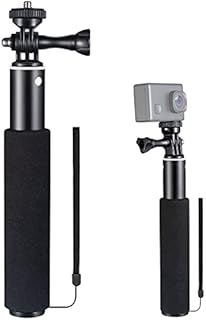 WOLFANG Action Camera Selfie Stick Compatible with Action Camera Gopro/DJI/Surfola/Apexcam/Akaso