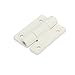 sourcing map Charnière Porte Placard Armoire Salle de bains toilettes 270°plastique Charnière Roulement Blanc 54mm longueur