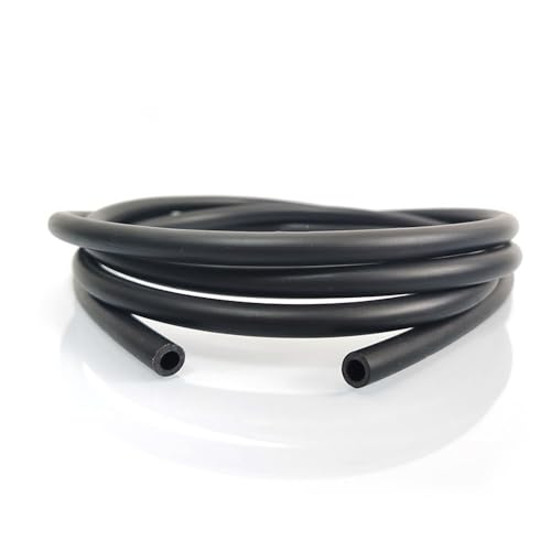 flexiable rubber Nitrile Rubber Smooth Fuel Tube Petrol Diesel Oil Line Hose Pipe Black NBR Tubing 2-25mm Inside Dia drain elastic (Size : 5Meter, Color : 8x12mm)